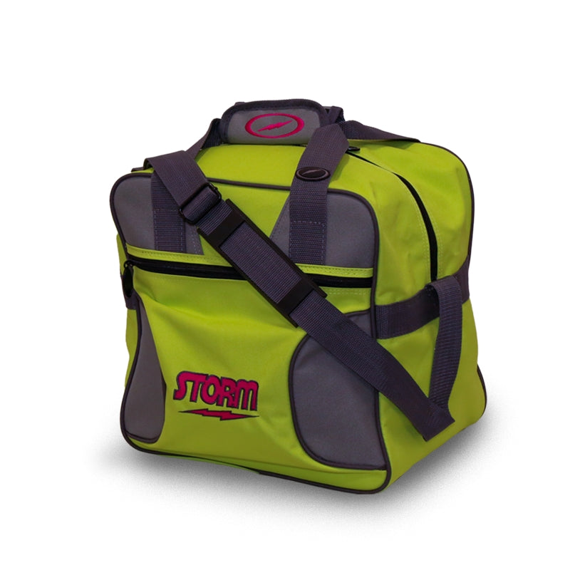 Storm 1 Ball Solo Tote Bowling Bag Lime/Grey