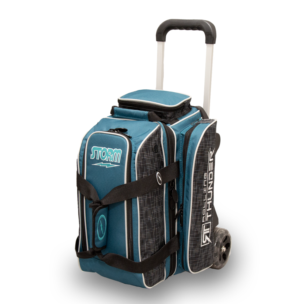 Storm 2 Ball Rolling Thunder Abstract Steel Blue/Black Bowling Bag