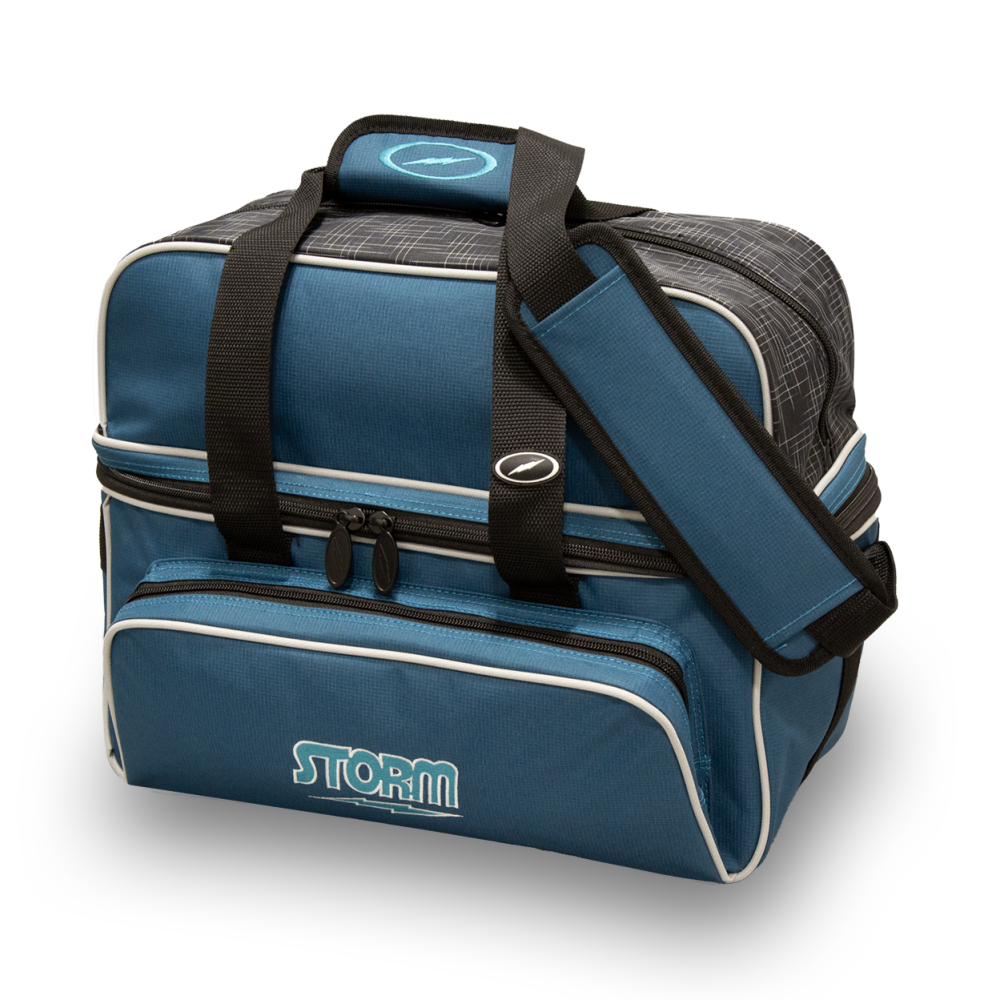 Storm 2 Ball Deluxe Tote Steel Blue/Black Bowling Bag