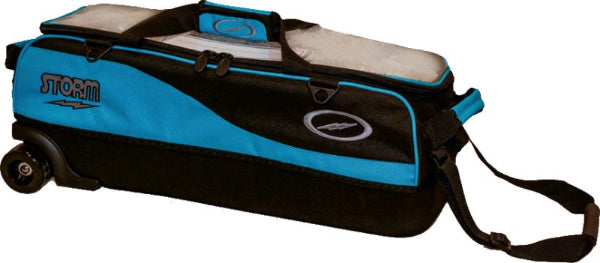 Storm 3 Ball Travel Tote Pro Blue/Black Bowling Bag