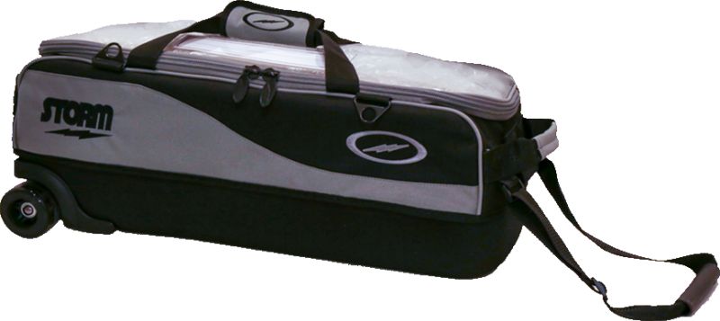 Storm 3 Ball Travel Tote Pro Grey/Black Bowling Bag