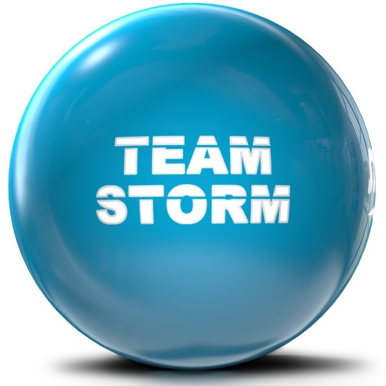 Storm Clear Electric Blue Bowling Ball