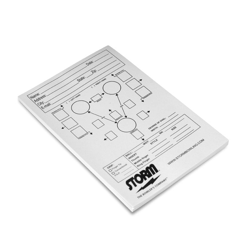 Storm Drill Spec Pad For Bowling Ball Drilling