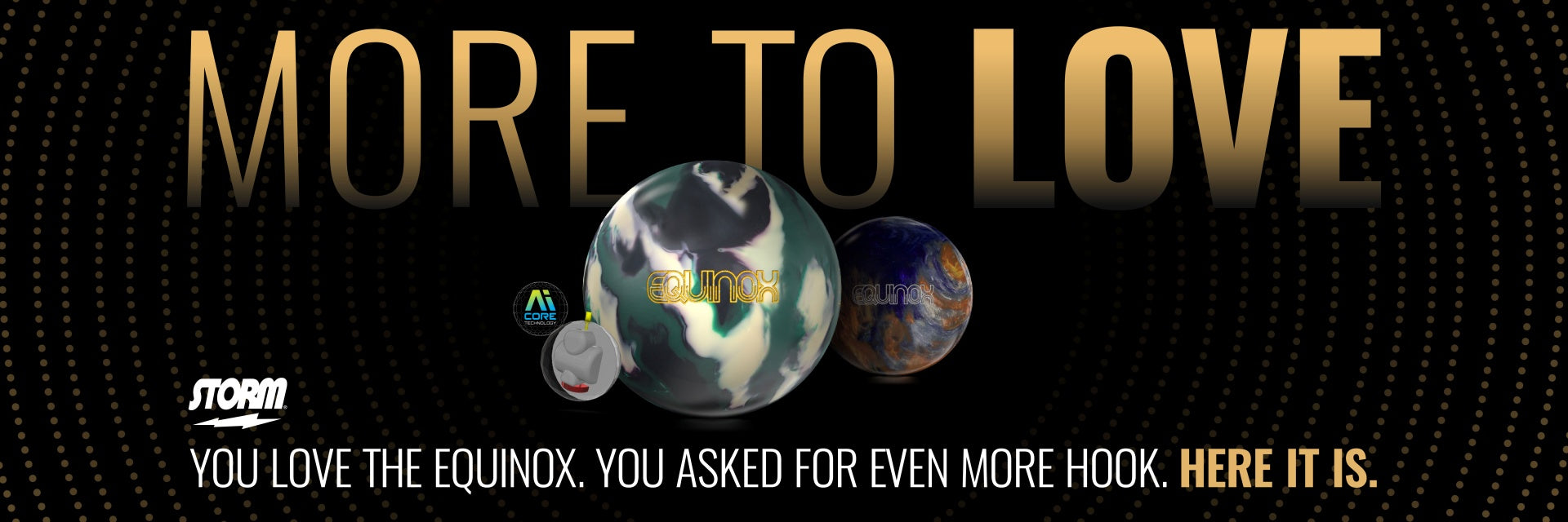 Storm EquinoX Solid Bowling Ball - Maximum Hook and Power Motion