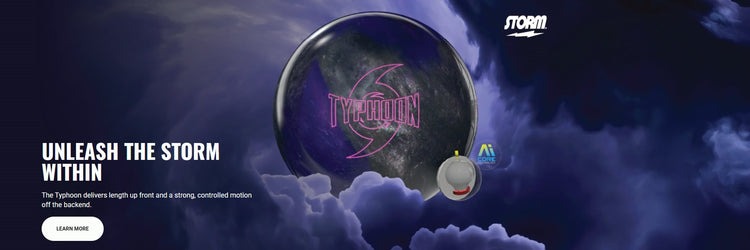 Storm Typhoon Bowling Ball Banner