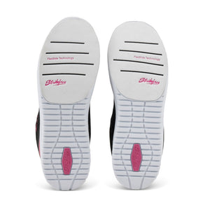 KR Strikeforce Glitz Black/Magenta Women's Bowling Shoes Outsoles