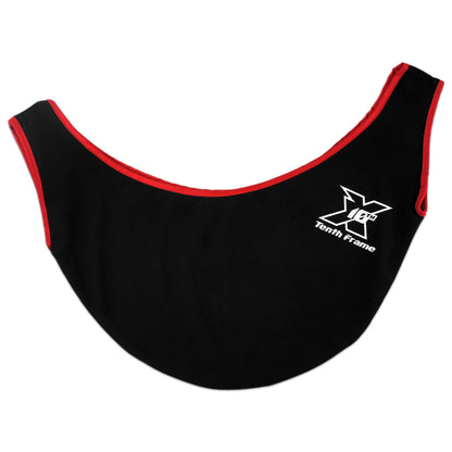 Tenth Frame See Saw Bowling Towel Black with Red Trim