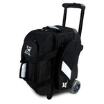 Tenth Frame Deluxe 2 Ball Roller Bowling Bag Black