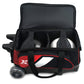 Tenth Frame Deluxe 2 Ball Roller Bowling Bag Red Ball Compartment