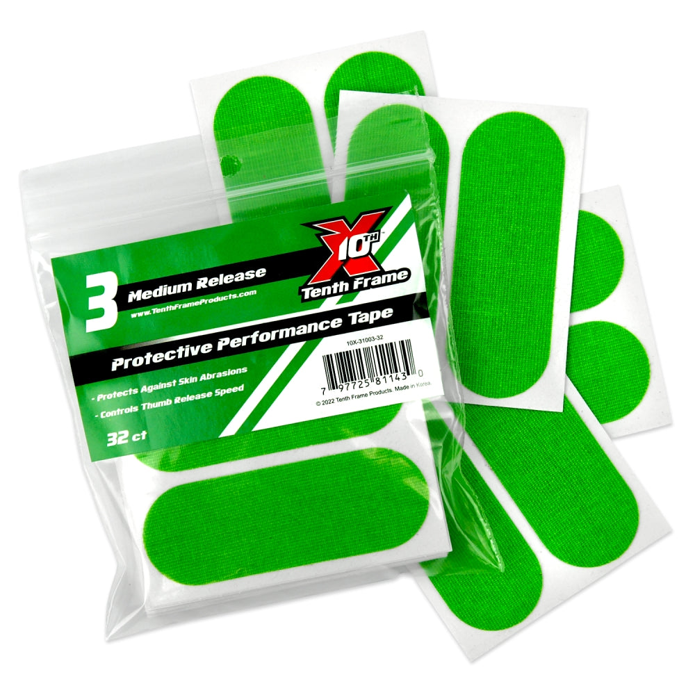 Tenth Frame Protective Performance Tape 3 Medium Release Green