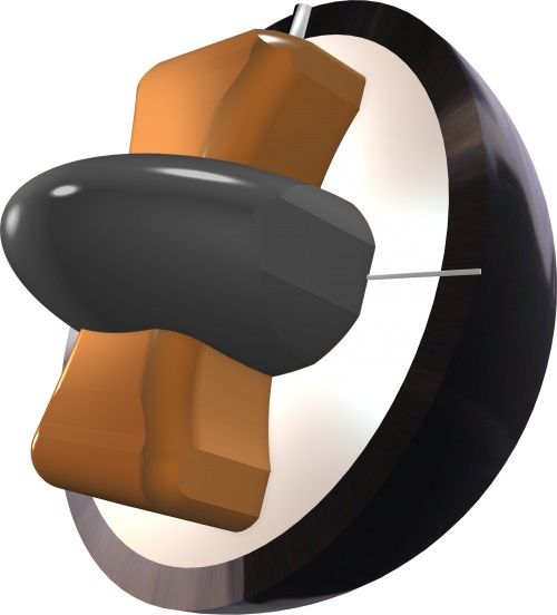 Track Paradox Black Bowling Ball Core