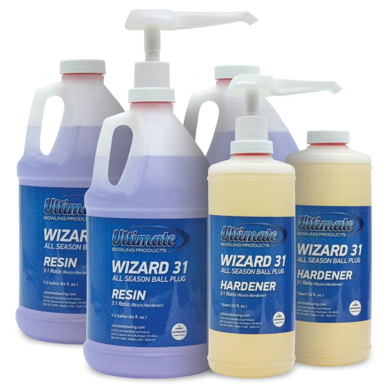 Ultimate Bowling Wizard 31 Epoxy Ball Plug Kit 2 Gallons