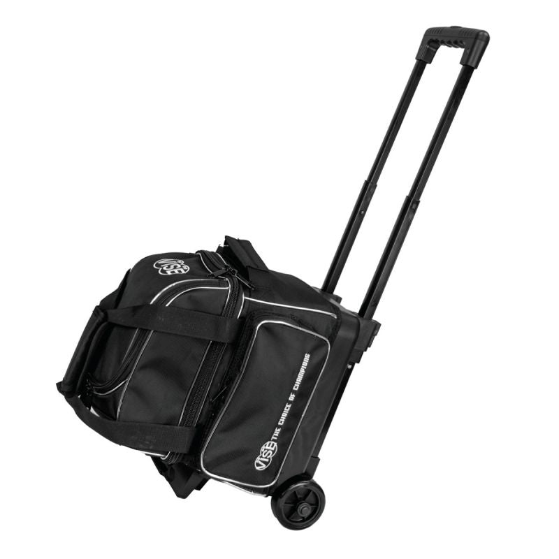 Vise 1 Ball Roller Bowling Bag Black