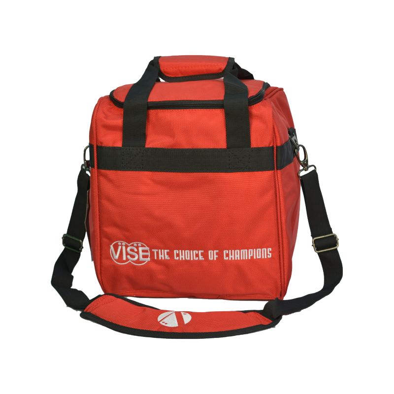 Vise 1 Ball Tote Bowling Bag Red