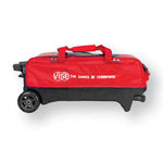 Vise 3 Ball Tournament Roller Bowling Bag Red