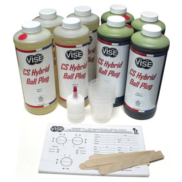 Vise CS Hybrid Ball Plug Kit 2 Gallon